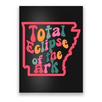 Solar Eclipse Arkansas Map Poster