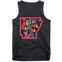 Solar Eclipse Arkansas Map Tank Top