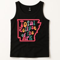 Solar Eclipse Arkansas Map Tank Top