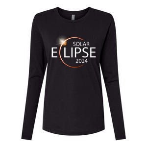 Solar Eclipse April 8 2024 Eclipse Party 2024 Souvenir Womens Cotton Relaxed Long Sleeve T-Shirt