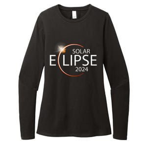 Solar Eclipse April 8 2024 Eclipse Party 2024 Souvenir Womens CVC Long Sleeve Shirt