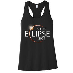 Solar Eclipse April 8 2024 Eclipse Party 2024 Souvenir Women's Racerback Tank