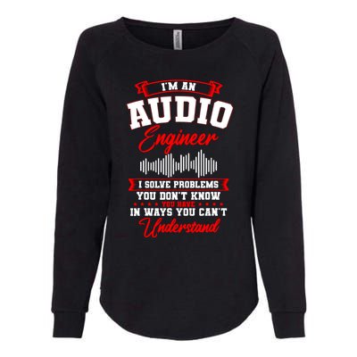 Sound Engineer Audio Recording Editor Womens California Wash Sweatshirt