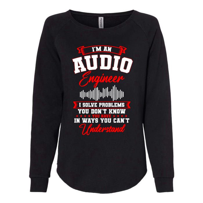 Sound Engineer Audio Recording Editor Womens California Wash Sweatshirt