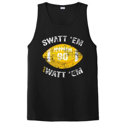 Swatt ‘Em And Watt ‘Em Football Vintage PosiCharge Competitor Tank