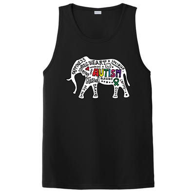 Strang Elephant Autism Awareness PosiCharge Competitor Tank