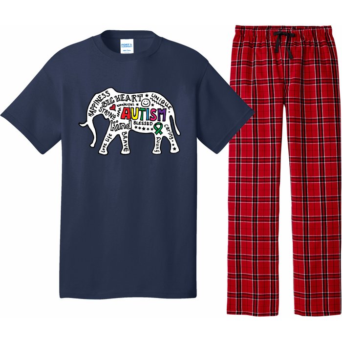 Strang Elephant Autism Awareness Pajama Set