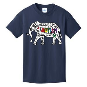 Strang Elephant Autism Awareness Kids T-Shirt