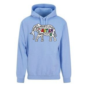 Strang Elephant Autism Awareness Unisex Surf Hoodie