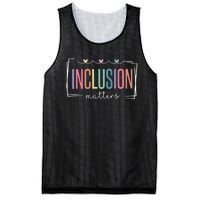 Special Education Autism Awareness Teacher Inclusion Matters Mesh Reversible Basketball Jersey Tank