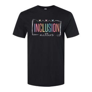 Special Education Autism Awareness Teacher Inclusion Matters Softstyle CVC T-Shirt