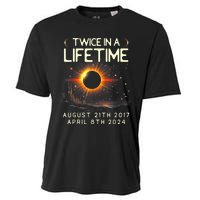 Solar Eclipse Astronomy Twice In Lifetime 2024 Solar Eclipse Cooling Performance Crew T-Shirt