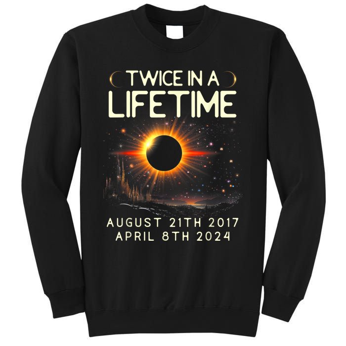 Solar Eclipse Astronomy Twice In Lifetime 2024 Solar Eclipse Sweatshirt