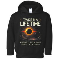 Solar Eclipse Astronomy Twice In Lifetime 2024 Solar Eclipse Toddler Hoodie