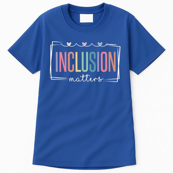 Special Education Autism Awareness Teacher Inclusion Matters Cute Gift Tall T-Shirt