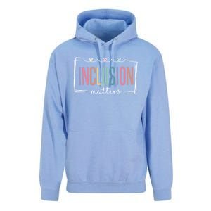 Special Education Autism Awareness Teacher Inclusion Matters Cute Gift Unisex Surf Hoodie