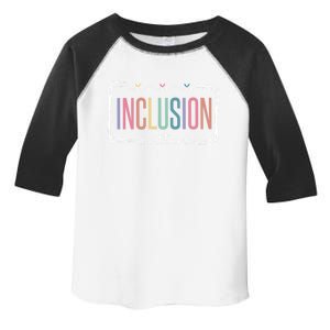 Special Education Autism Awareness Teacher Inclusion Matters Cute Gift Toddler Fine Jersey T-Shirt