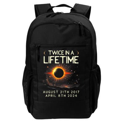 Solar Eclipse Astronomy Twice In Lifetime 2024 Solar Eclipse Daily Commute Backpack