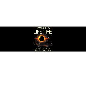 Solar Eclipse Astronomy Twice In Lifetime 2024 Solar Eclipse Bumper Sticker