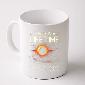 Solar Eclipse Astronomy Twice In Lifetime 2024 Solar Eclipse Coffee Mug