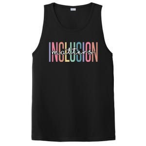 Special Education Autism Awareness Teacher Inclusion Matters Gift PosiCharge Competitor Tank