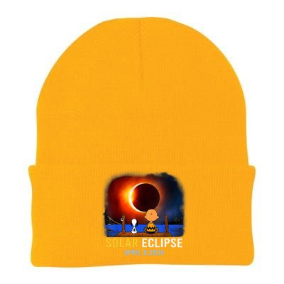 Solar Eclipse April 8 2024 Totality April 8 Knit Cap Winter Beanie