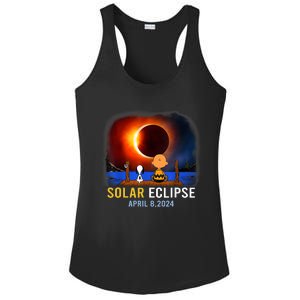 Solar Eclipse April 8 2024 Totality April 8 Ladies PosiCharge Competitor Racerback Tank