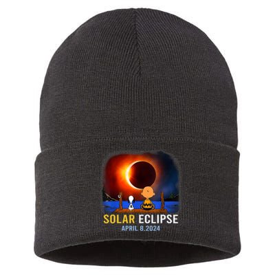 Solar Eclipse April 8 2024 Totality April 8 Sustainable Knit Beanie