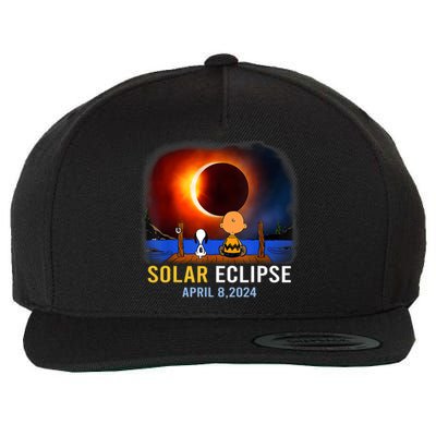 Solar Eclipse April 8 2024 Totality April 8 Wool Snapback Cap