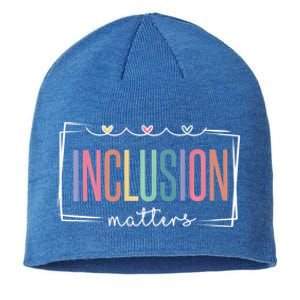 Special Education Autism Awareness Teacher Inclusion Matters Gift Sustainable Beanie