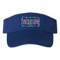 Special Education Autism Awareness Teacher Inclusion Matters Gift Valucap Bio-Washed Visor