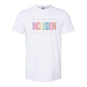 Special Education Autism Awareness Teacher Inclusion Matters Gift Softstyle CVC T-Shirt