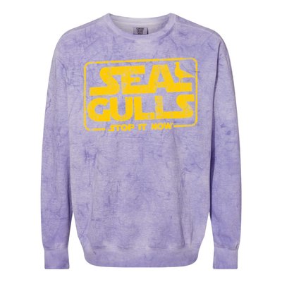 Seagulls Stop it Now Colorblast Crewneck Sweatshirt