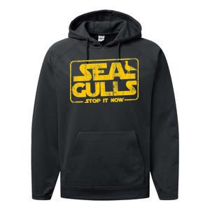 Seagulls Stop it Now Performance Fleece Hoodie