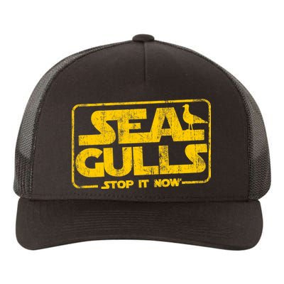 Seagulls Stop it Now Yupoong Adult 5-Panel Trucker Hat