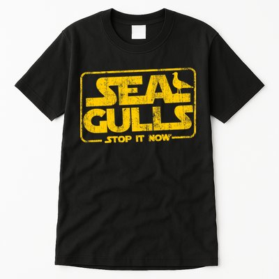 Seagulls Stop it Now Tall T-Shirt