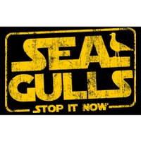 Seagulls Stop it Now Bumper Sticker