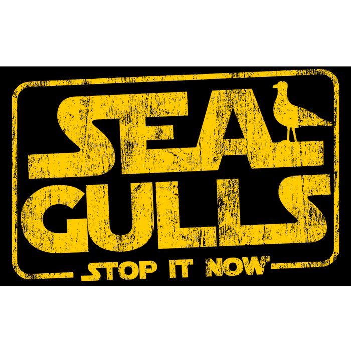 Seagulls Stop it Now Bumper Sticker