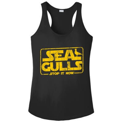 Seagulls Stop it Now Ladies PosiCharge Competitor Racerback Tank