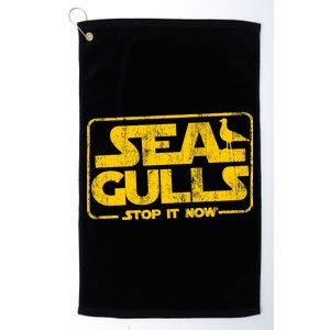 Seagulls Stop it Now Platinum Collection Golf Towel