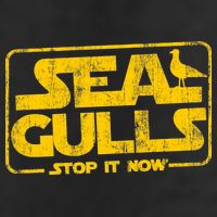 Seagulls Stop it Now Golf Towel