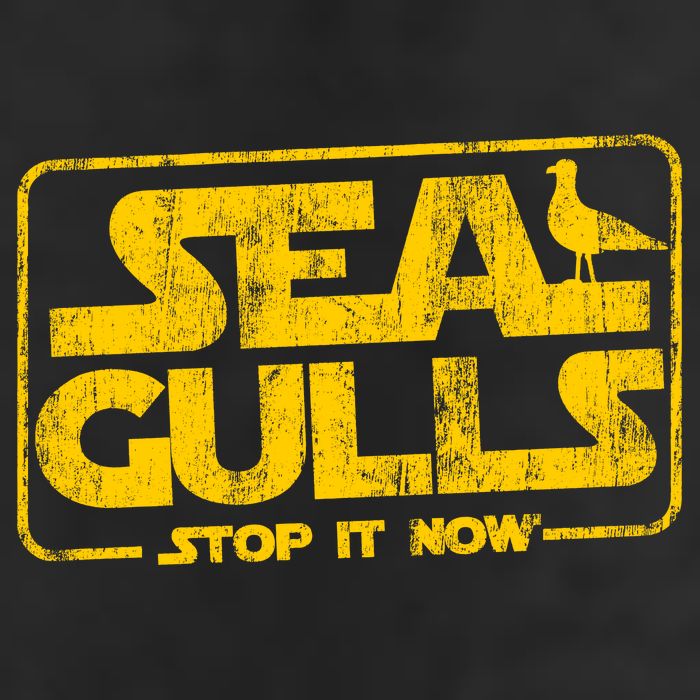 Seagulls Stop it Now Golf Towel