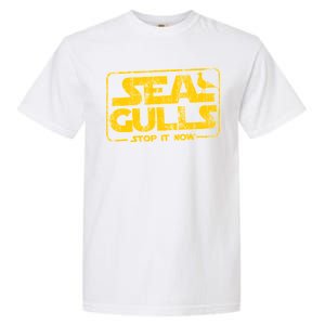 Seagulls Stop it Now Garment-Dyed Heavyweight T-Shirt