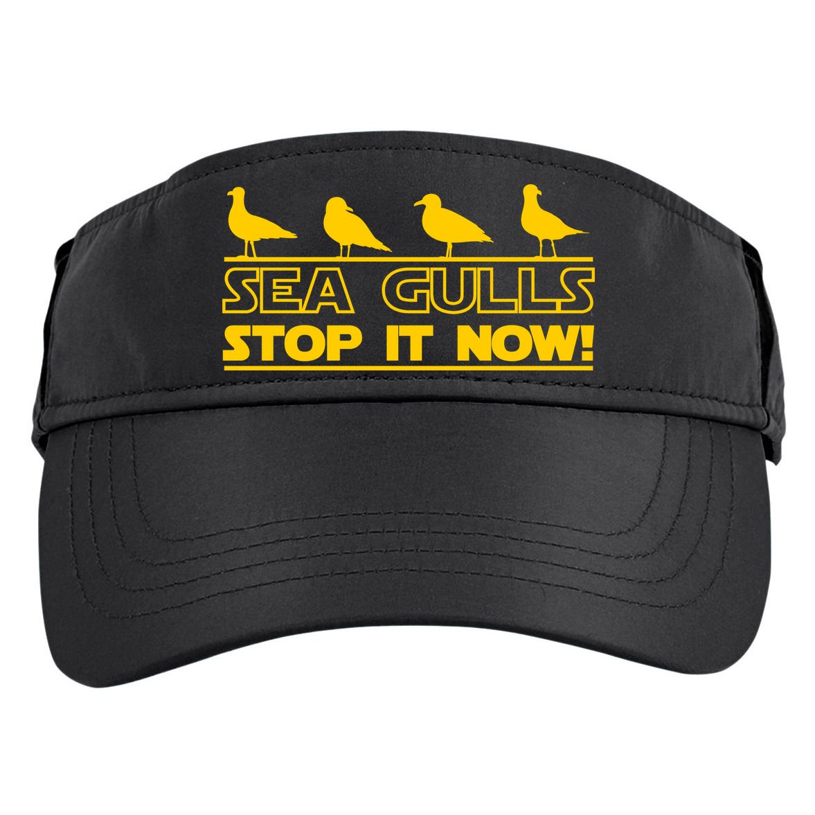 Seagulls Stop it Now Funny Meme Adult Drive Performance Visor