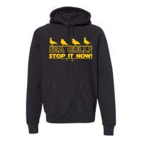 Seagulls Stop it Now Funny Meme Premium Hoodie