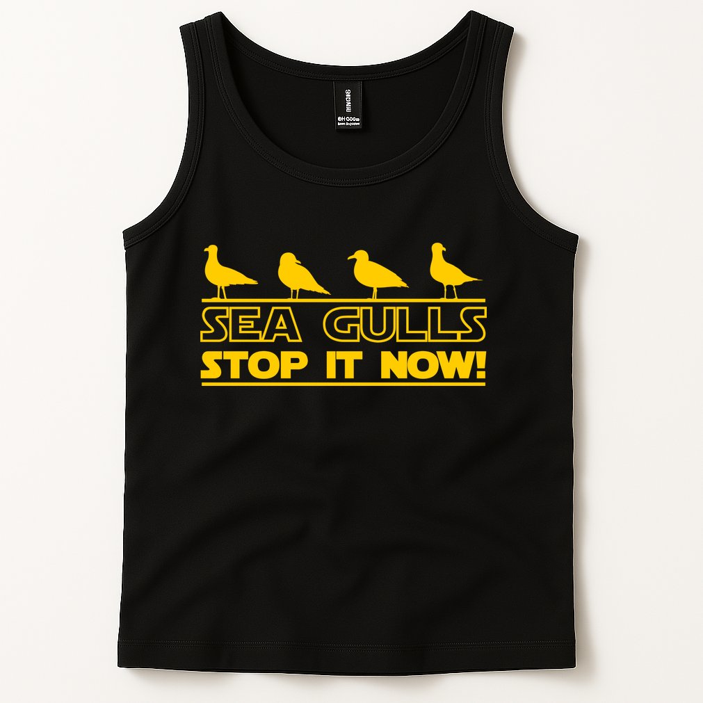 Seagulls Stop it Now Funny Meme Tank Top