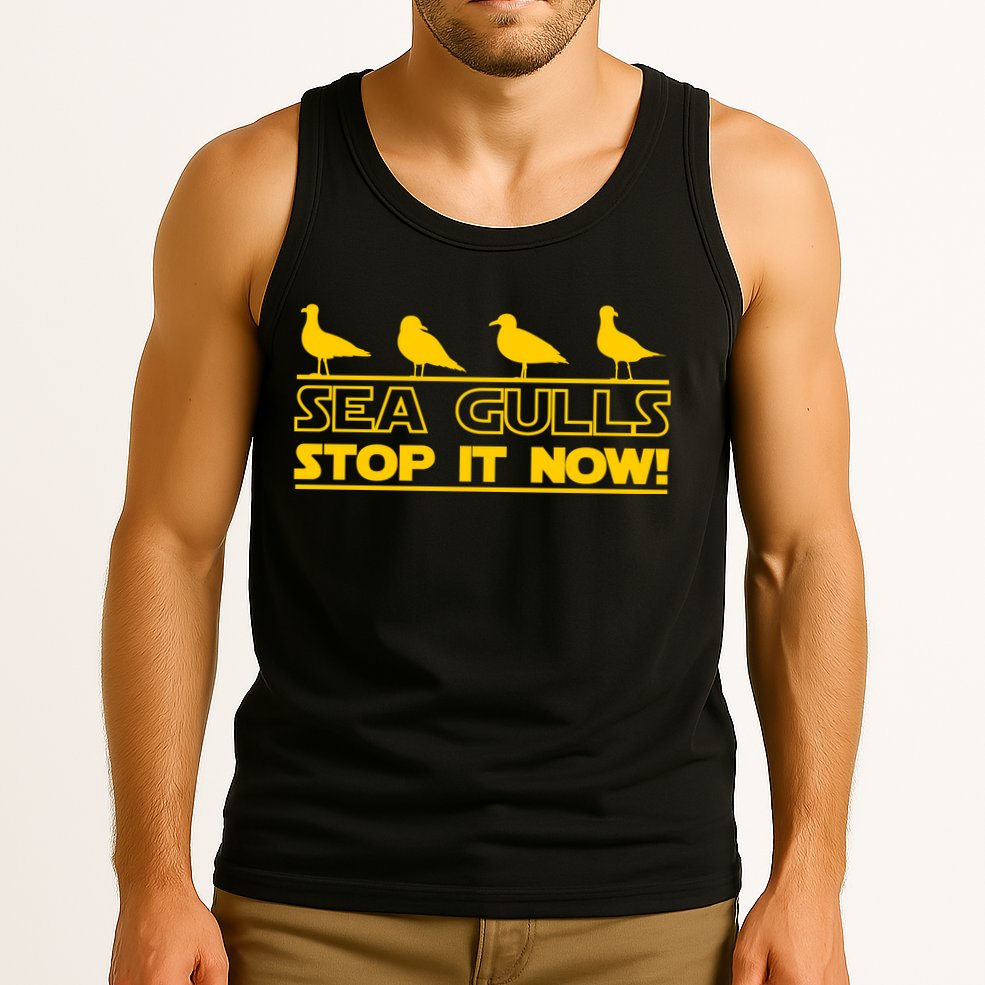 Seagulls Stop it Now Funny Meme Tank Top