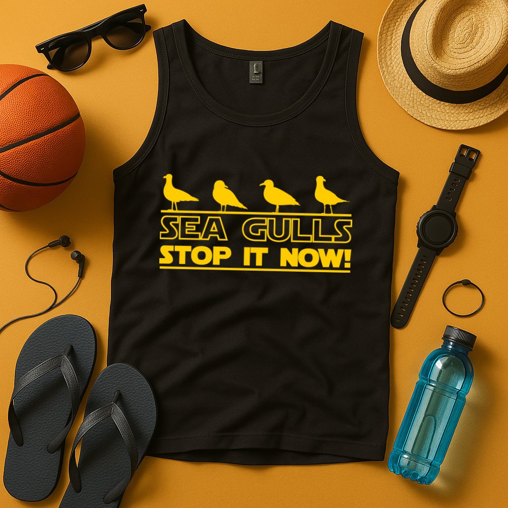 Seagulls Stop it Now Funny Meme Tank Top