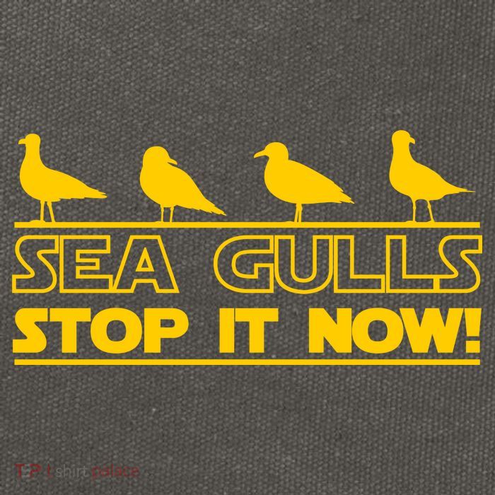Seagulls Stop it Now Funny Meme Cotton Canvas Backpack