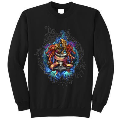 Seahorse Anchor Crest Sweatshirt